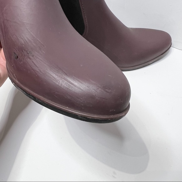 Sam Edelman Tinsley Women’s Rain Boot Burgundy Size 9 - Picture 9 of 13
